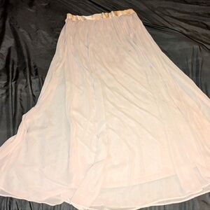 Peachy Pink Express Maxi Skirt